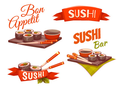 Sushi banners