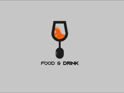 food n drink design drink food food and drink illustration logo restoran