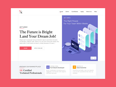 S/K Landing Page