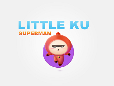 Little Ku—superman ku red superman