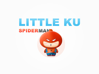 Little Ku-spiderman ku red spiderman