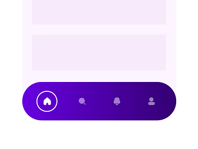 Tab bar animation app application bar graphic design interface ios motion graphics tab tab bar ui ux violet
