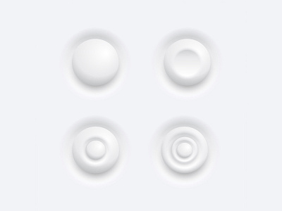 Set of buttons buttons elements set ui