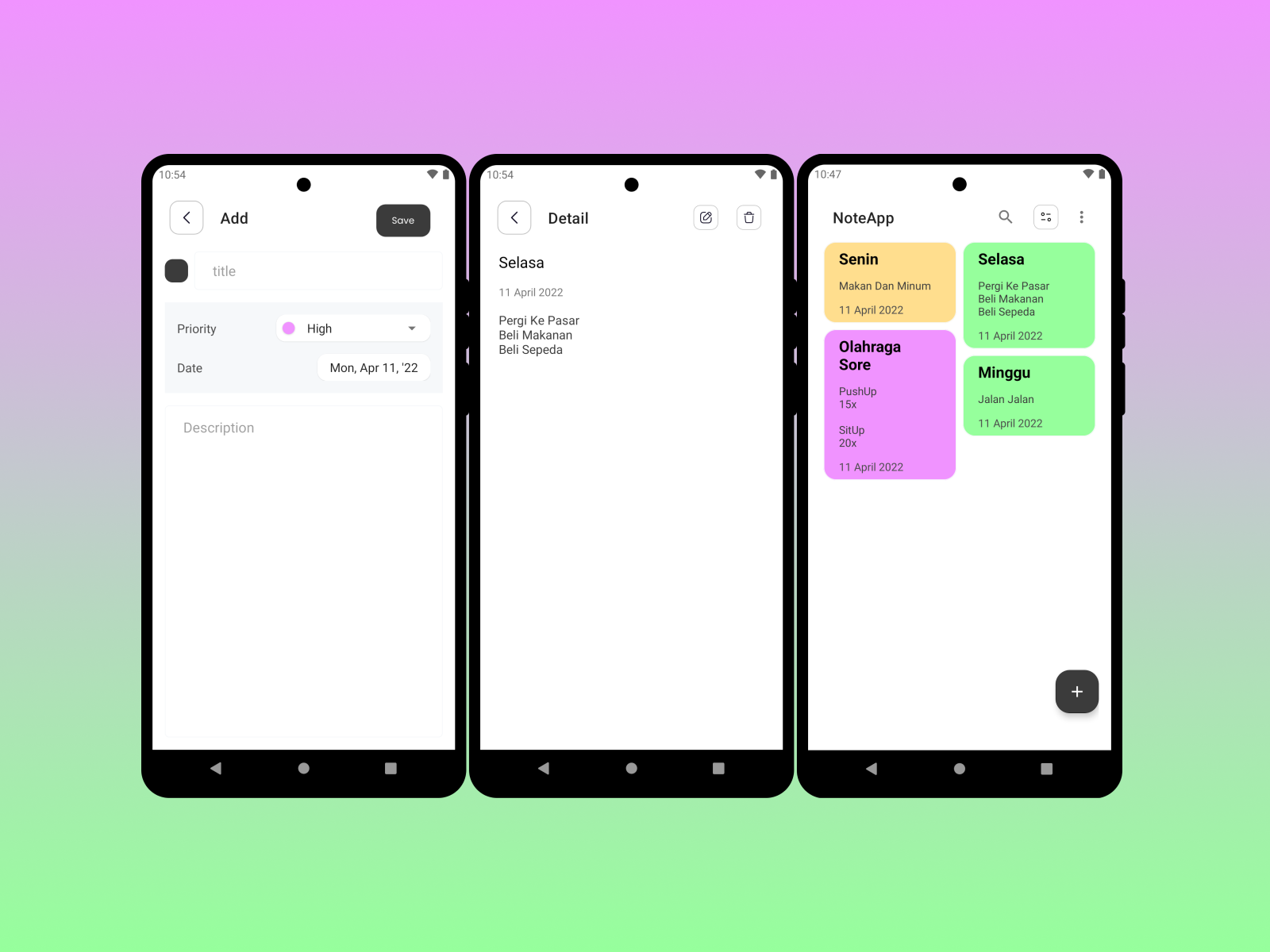 NOTE APP by nabiih firdaus on Dribbble