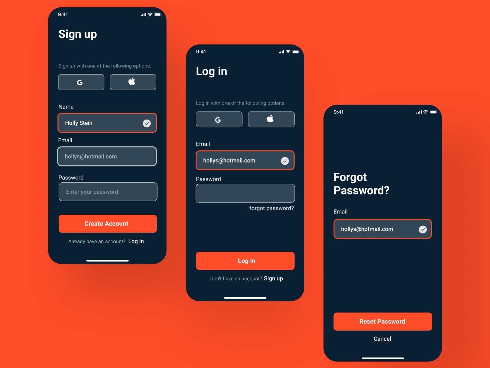 SIGN UP/LOG IN PAGE by Naimah Akinoso on Dribbble