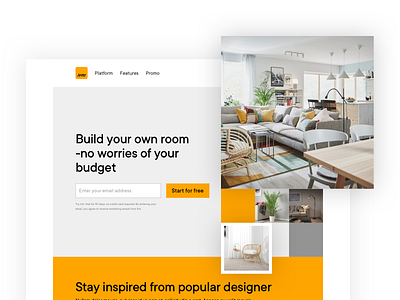 Interior Design - Landing Page