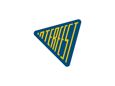 Interfest Logo-2 blue event festival informatics logo logogram triangle typo typography