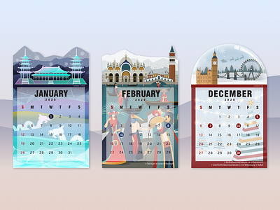 World festivals calendar branding calendar design festival graphic design illustration