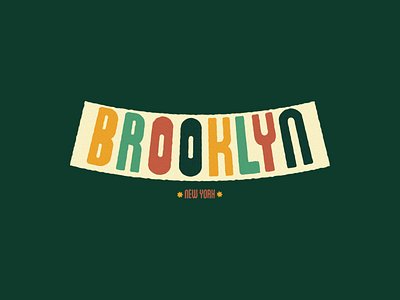 Brooklyn, New York design graphic design icon typography