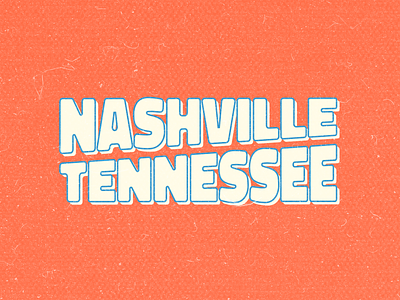 Nashville, TN design graphic design typography