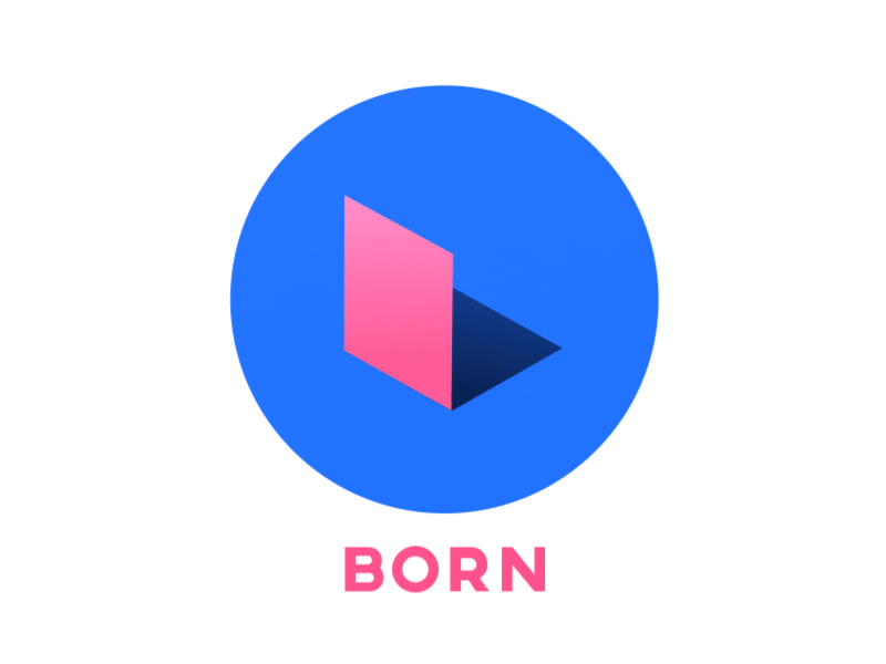 Born Rebrand Concept agency animation brand branding design logo motion rebrand