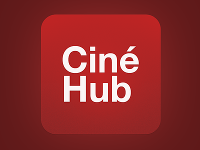 CinéHub logo cinehub concept ios app iphone movies prototype showtimes