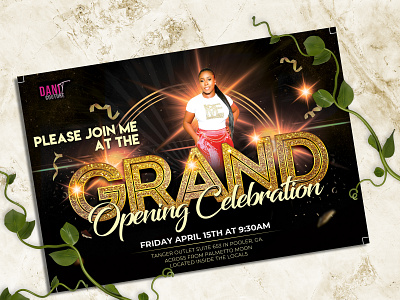 Grand Opening Flyer / Poster ad advertising banner ceremony creative design event flyer graphic design illustration invitation opening post