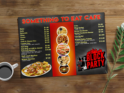 Sports Cafe Menu ad advertising banner cafe creative delicious design flyer food graphic design illustration menu restaurant