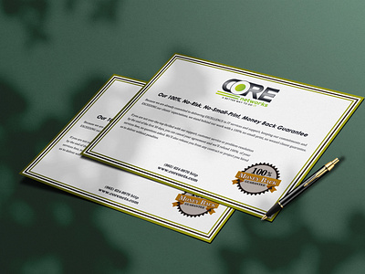 Guarantee Card ad advertising banner card creative design flyer graphic design guarantee illustration warentee