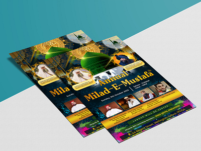 Islamic Flyer Design ad advertising amazing attractive banner creative design designer event eyecatching flyer graphic design highquality illustration invitation islamic meelad modern print printready