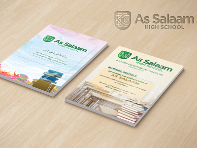 Two-sided High School Success Flyer ad advertising amazing banner bifold congratulation creative design designer doublesided flyer graphic design highquality highschool illustration modern school success