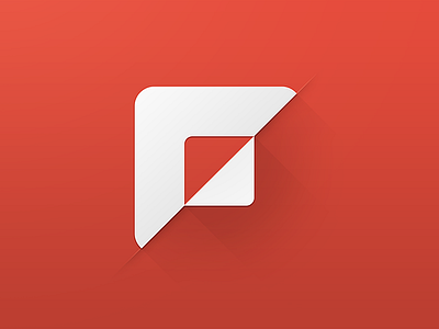 FancyDesign Logo Redesign fancydesign letter logo long shadow portfolio red