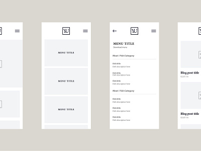 YU, Alderley Edge – Menu bar menu menu minimal photography portfolio responsive restaurant uidesign uiux userinterface uxdesign webdesign
