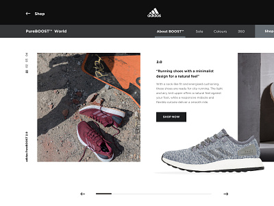Adidas Boost Website