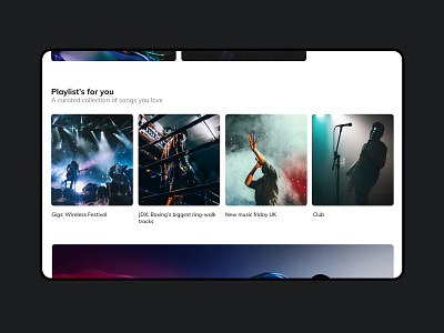 Multi-stream music platform design ipad mobile music photography portfolio responsive ui uidesign uiux userinterface ux uxdesign webdesign