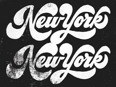 New York Lettering design funky handlettering lettering logo new york procreate travel type typography