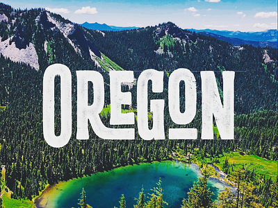 Oregon Lettering