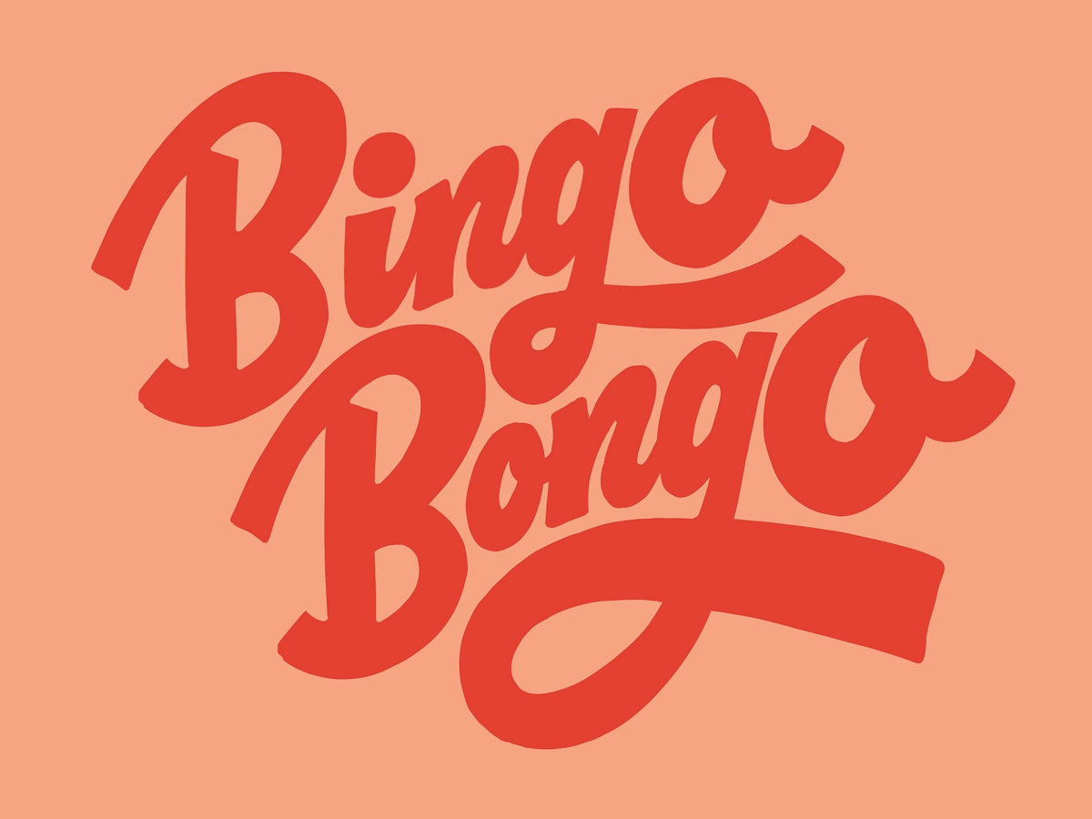 Bingo Bongo Lettering by Loren Klein on Dribbble