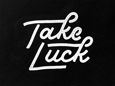 Take Luck! handlettering lettering procreate script type typography