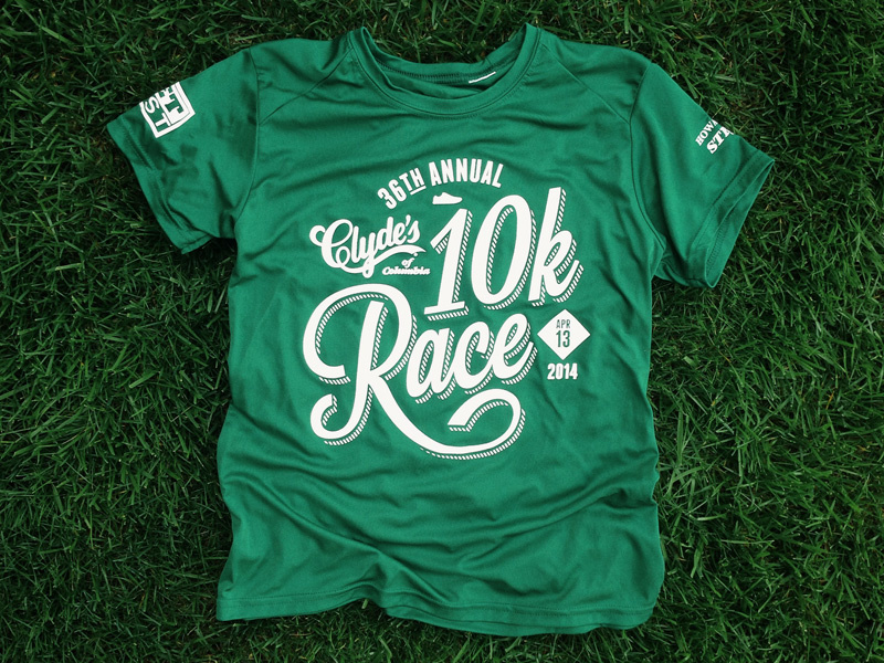 Clydes 10k T Shirt By Loren Klein On Dribbble