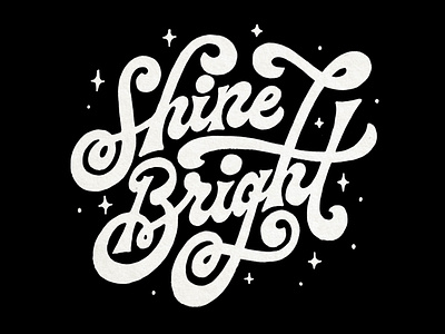Shine Bright Lettering