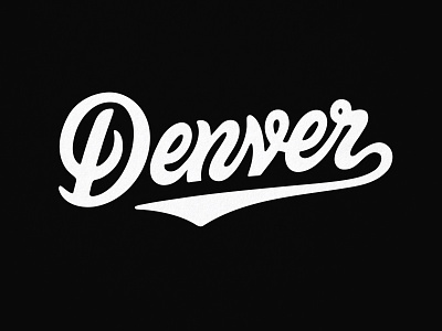 Denver Lettering colorado denver handlettering lettering script typography vintage