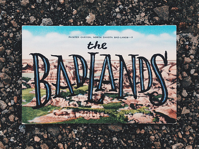 Second Chance Postcard #8 art handlettering ink instagram lettering postcard travel typography vintage