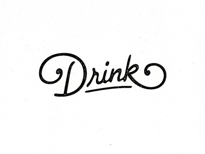 Drink Script by Loren Klein on Dribbble