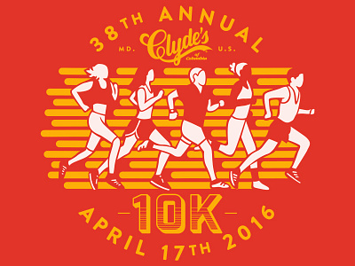 Clyde's 10k T-shirt