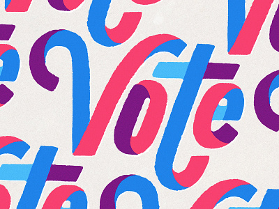 Vote handlettering lettering logo procreate type typography vote
