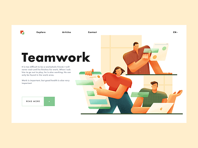 teamwork illustration