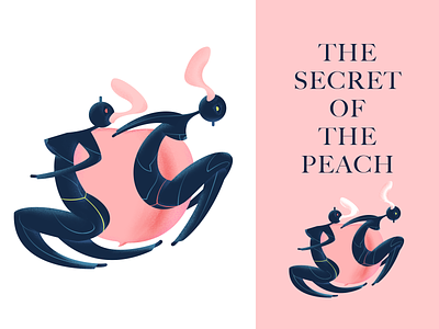 Peach secret dance deformation elves illustrations peach secret weird