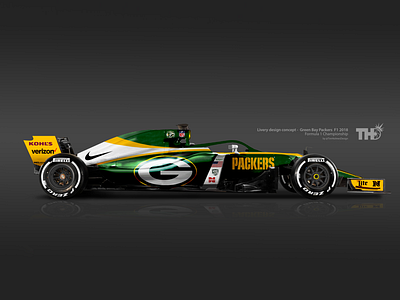 Packers f1 livery design racing