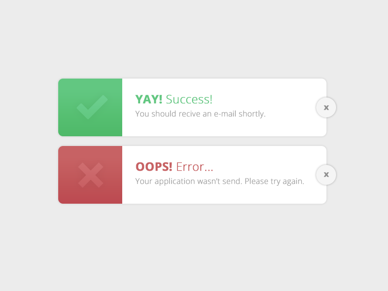 Flash Message By Marta Kakozwa On Dribbble