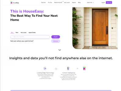 HouseEasy ( Real Estate website ) branding design dribbble houseeasy illustration realestate ui uidesign uiux usa ux website