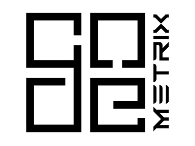 LetterMark Merged Logo for "Code Metrix" branding design graphic design illustration logo ui ux vector