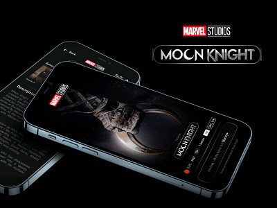 Marvel Studios Moon Knight app design app design figma ui ux