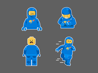 lego stickers 2d adobe illustrator ai design flat graphic design illustration lego stickers stickers for telegram telegram vector graphic