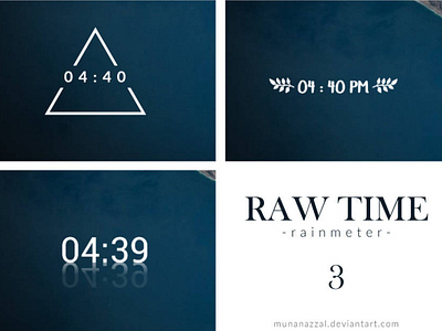 RawTime 3 - Rainmeter