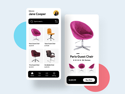 Marketplace Design app ui card design furniture ui marketplace app mobile app design