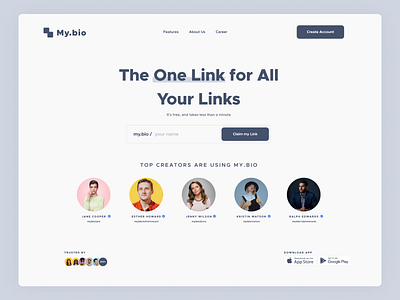 Landing page