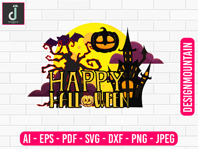 Halloween sublimation-happy halloween animation design graphic design halloween halloween clipart halloween png illustration sublimation sublimation design sublimation prints typography