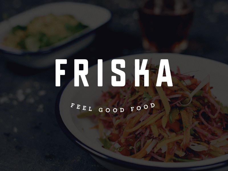 Friska brand branding coffee food icon identity logo logomark photography