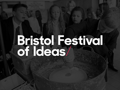 Bristol Festival of Ideas branding festival identity logo